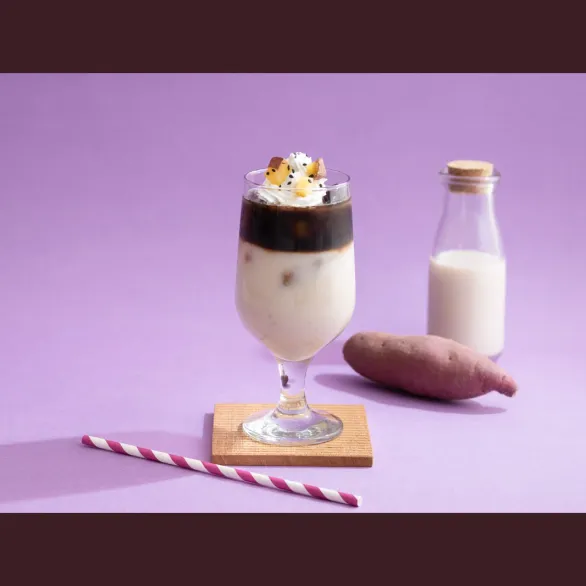 “ネスカフェ エスプレッソベース”でスイートポテトカフェラテ レシピ